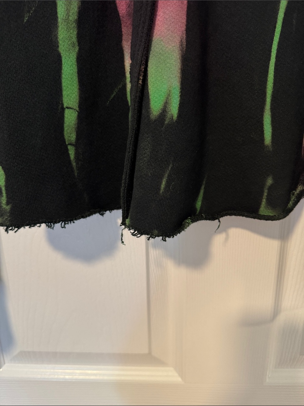 Cotton Citizen Brooklyn Tie-Dye Black Sweatshirt Button Down Women’s Size S - Picture 7 of 9